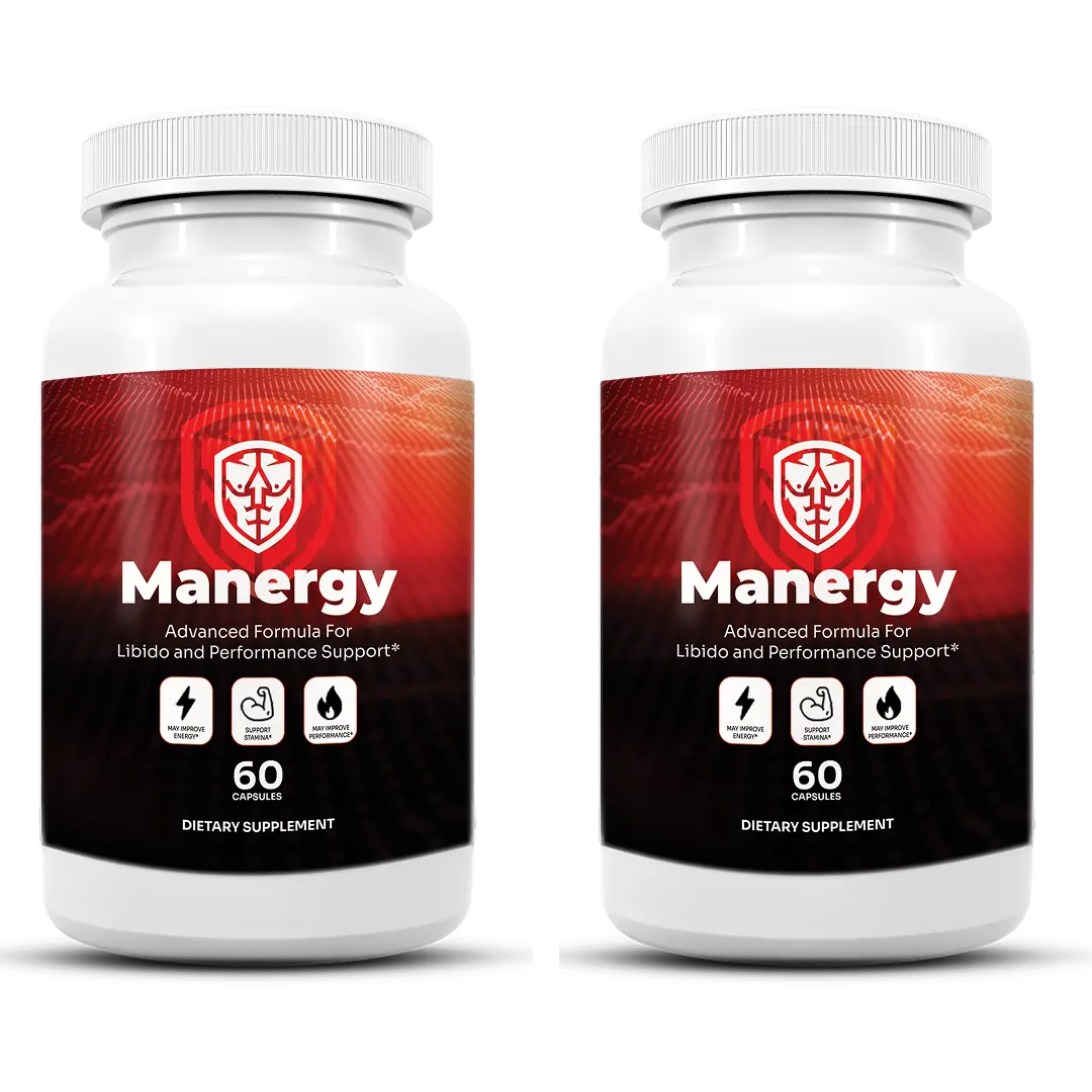 Manergy Natural Male Vitality Gummies bottle